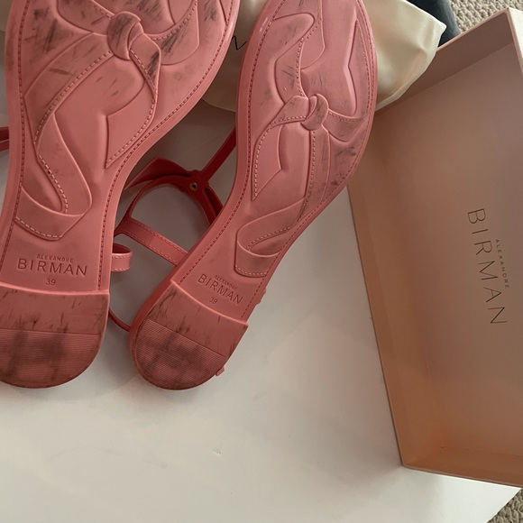 Authentic Alexandre Birman Pink Jelly Sandals 39 - Picture 3 of 5